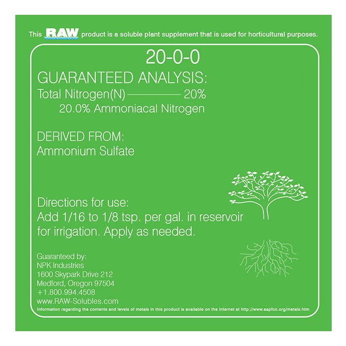 RAW Nitrogen