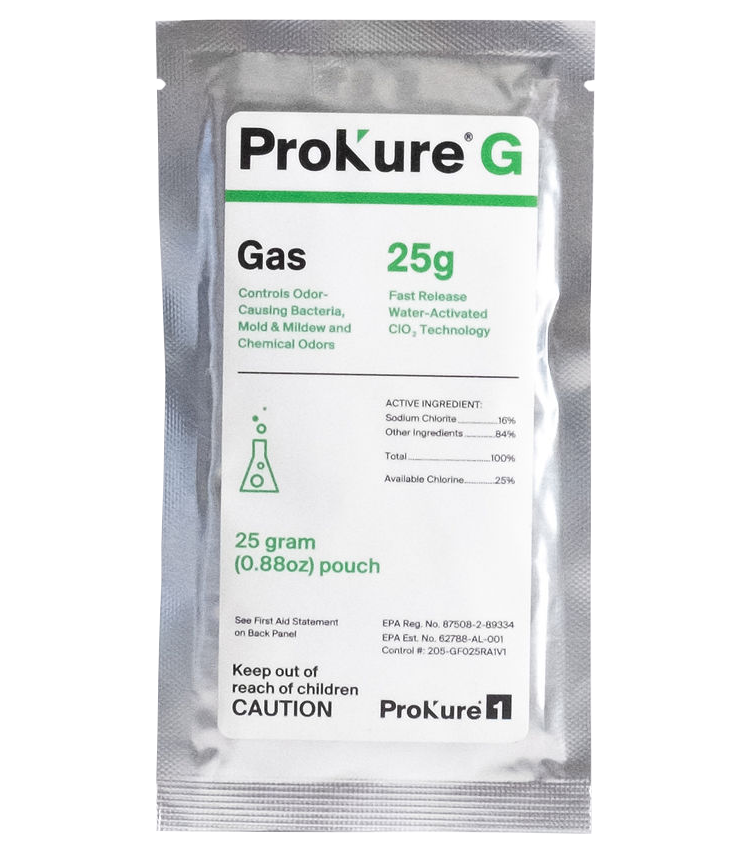 ProKure G, Fast Release CIO2 gas